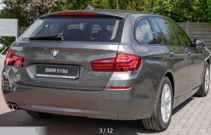 Left hand drive BMW 5 SERIES 518 d